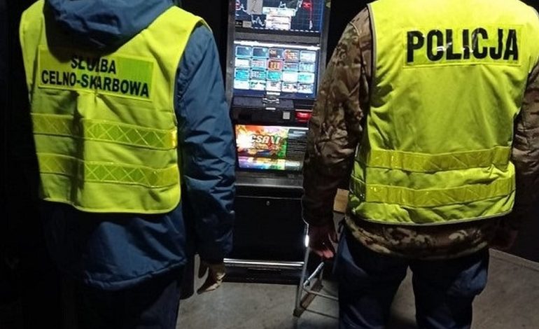 Nielegalne kasyno w gminie Nowa Wieś Lęborska zlikwidowane przez policję i KAS