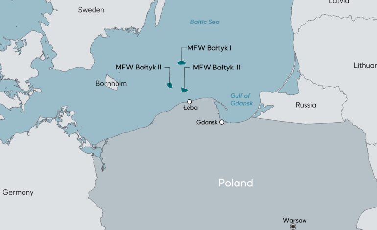 Equinor kupił działkę w Łebie. Powstanie tam port serwisowy dla farm wiatrowych.