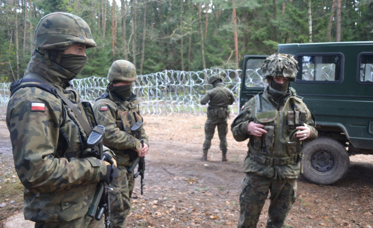 Lęborscy żołnierze na granicy polsko – białoruskiej