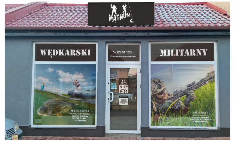 Sklep wędkarsko – militarny “Magnum” w Lęborku pod nowym adresem!