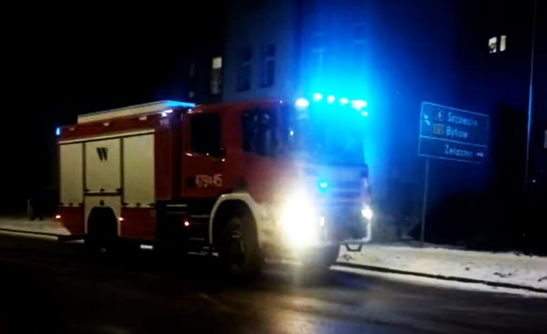 [VIDEO] Zadymienia w piwnicy budynku przy ul. Gdańskiej w Lęborku
