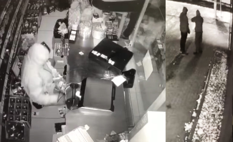 [VIDEO] Okradziono sklep w Nowej Wsi Lęborskiej, skradziono także puszkę LHS
