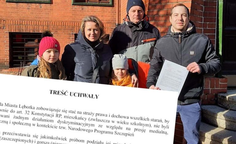 Petycja i projekt uchwały antydyskryminacyjnej w lęborskim ratuszu