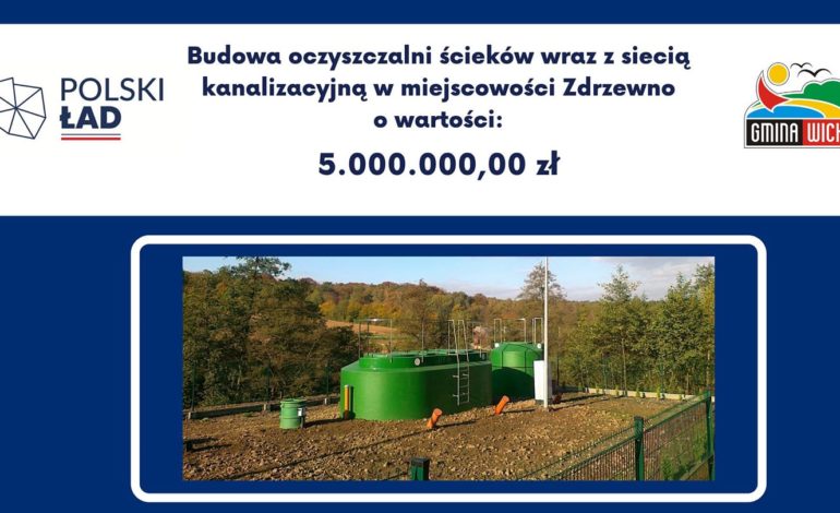Kto wygra przetarg na budowę oczyszczalni w Zdrzewnie? – Gmina już ogłosiła postępowanie przetargowe!