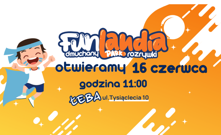 Wielkie otwarcie Dmuchanego Parku Rozrywki Funlandia w Łebie już jutro!
