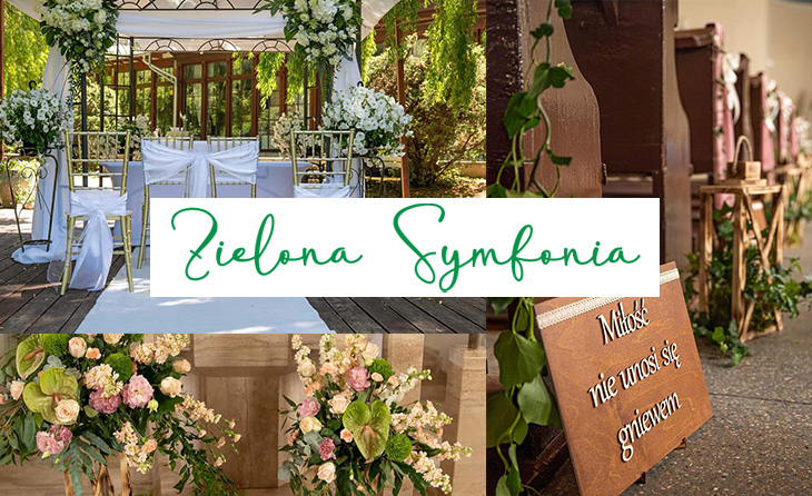 Ślub to najpiękniejszy dzień w życiu! O oprawę florystyczną zadba Zielona Symfonia!