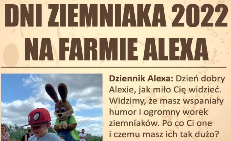 „Farma Alexa” zaprasza do Charbrowa na Dni Ziemniaka !