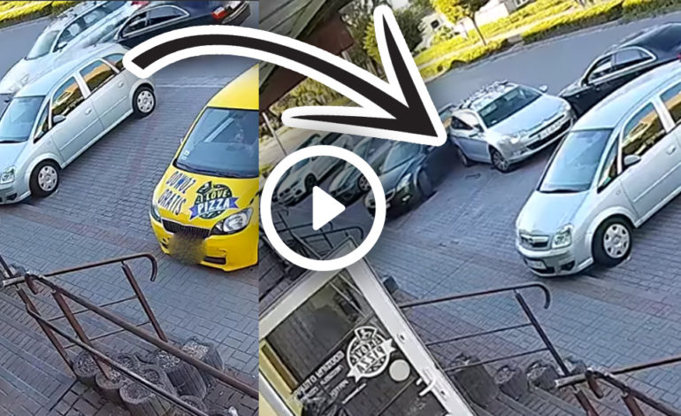  [FILM] Kierowca AUDI A4 wjechał w skręcający samochód. Był pod wpływem?