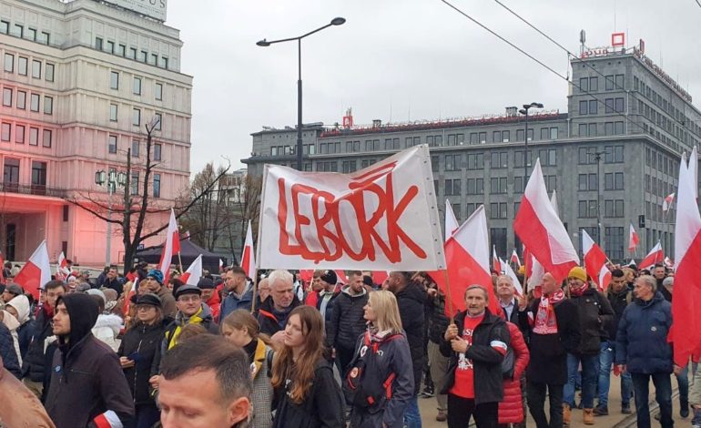 „Delegacja” z Lęborka na Marszu Niepodległości w Warszawie [zdjęcia]