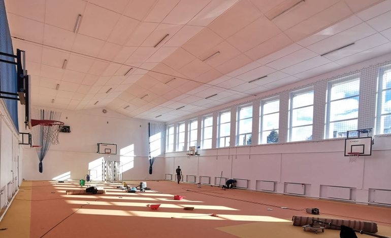 Remont sali gimnastycznej w Wicku prawie na ukończeniu [zdjęcia]