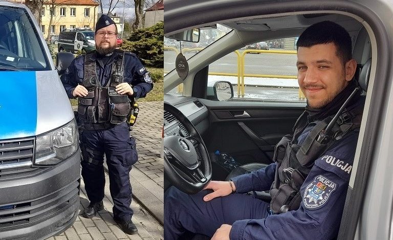  Lęborscy policjanci zapobiegli wykrwawieniu się mężczyzny