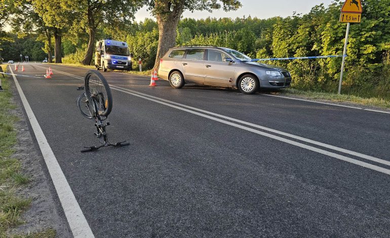  Groźne potrącenie 13-letniej rowerzystki [Zdjęcia] [Aktualizacja]