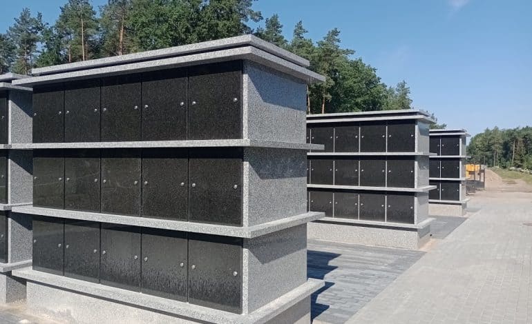  Kolumbarium na cmentarzu w Lęborku już  gotowe [Zdjęcia]