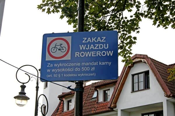  Plaga rowerzystów na lęborskim deptaku